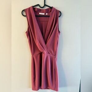 Aritzia Babaton Sleeveless Midi Dress in Deep Rose⭐️